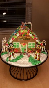 kiana, I am from Hoffman Estates IL and I made the Mutant Ninja Turtle Gingerbread house.